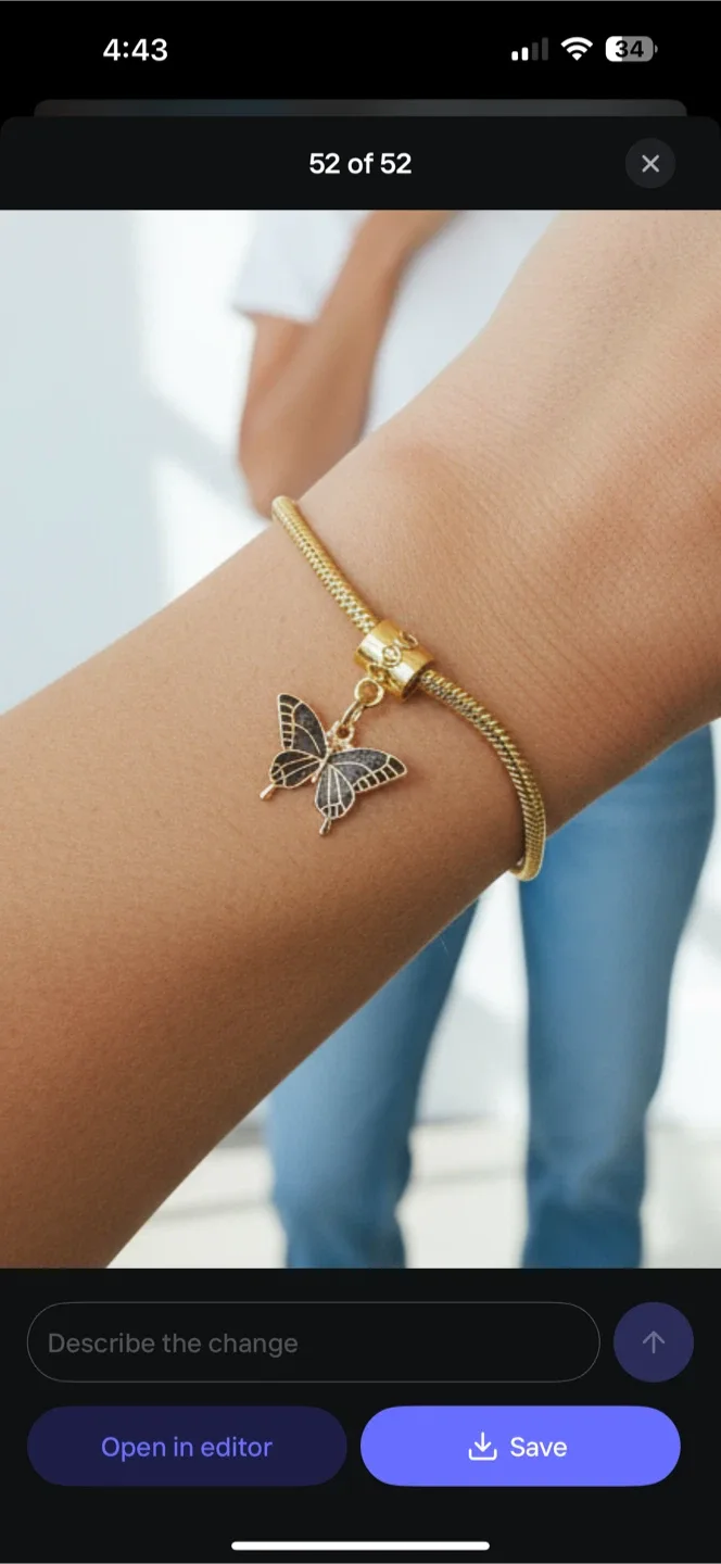 Butterfly Charm Bracelet