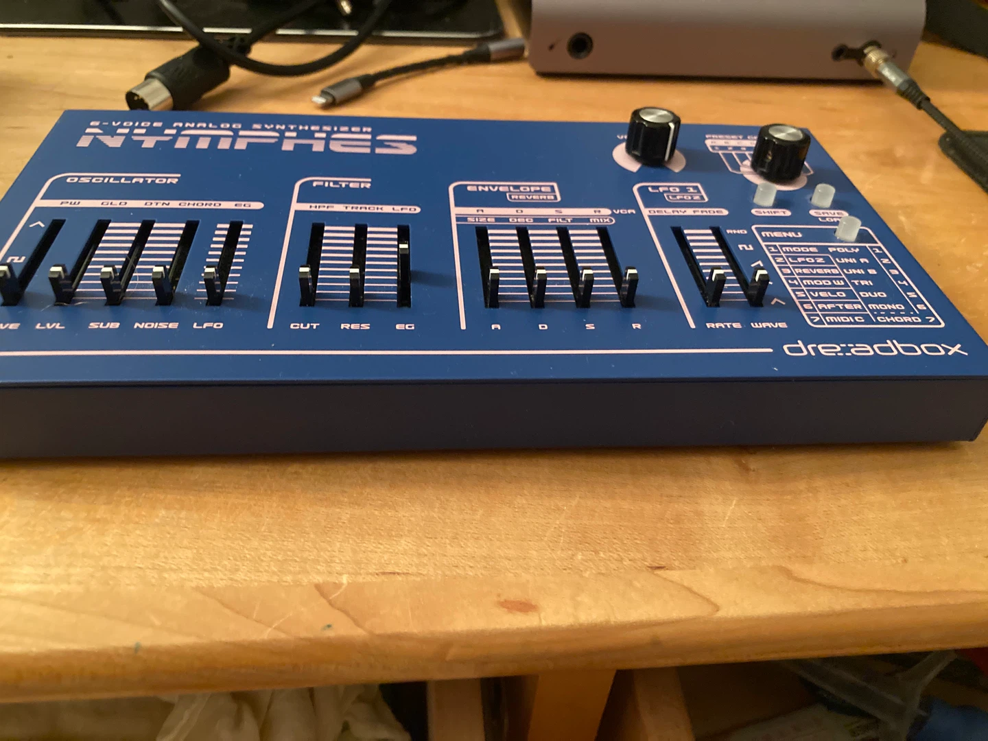 Dreadbox Nymphes 6 Voice Analog Synthesizer - photo 3