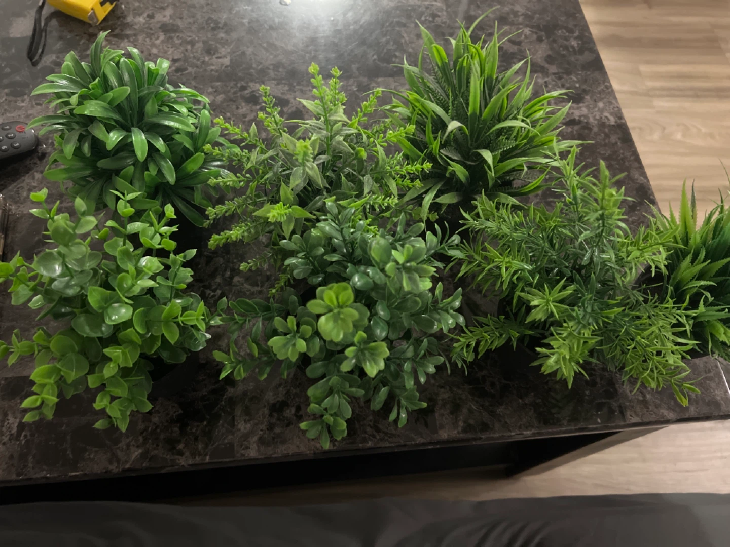Artificial Green Plants - Set of 7