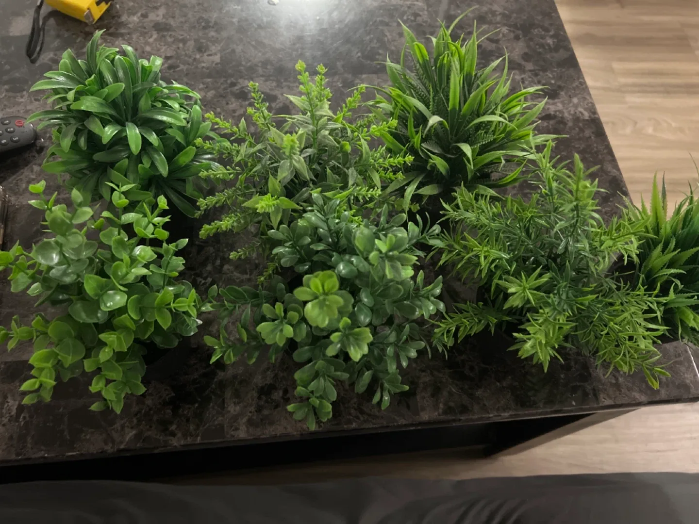 Artificial Green Plants - Set of 7