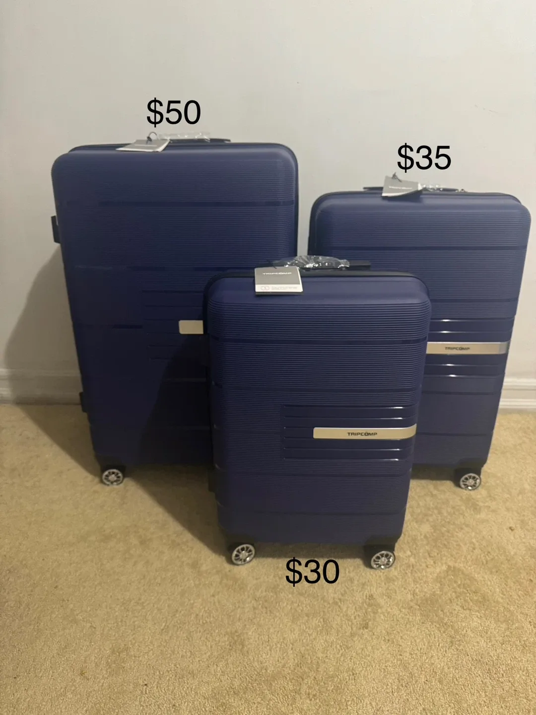 Brand New Tripcomp Luggage