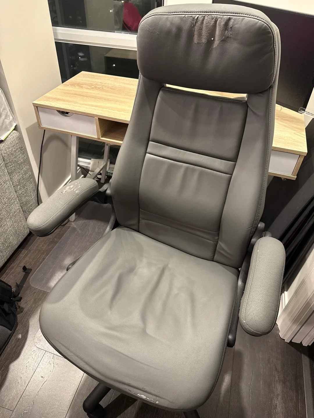 Grey Office Chair - Used Condition