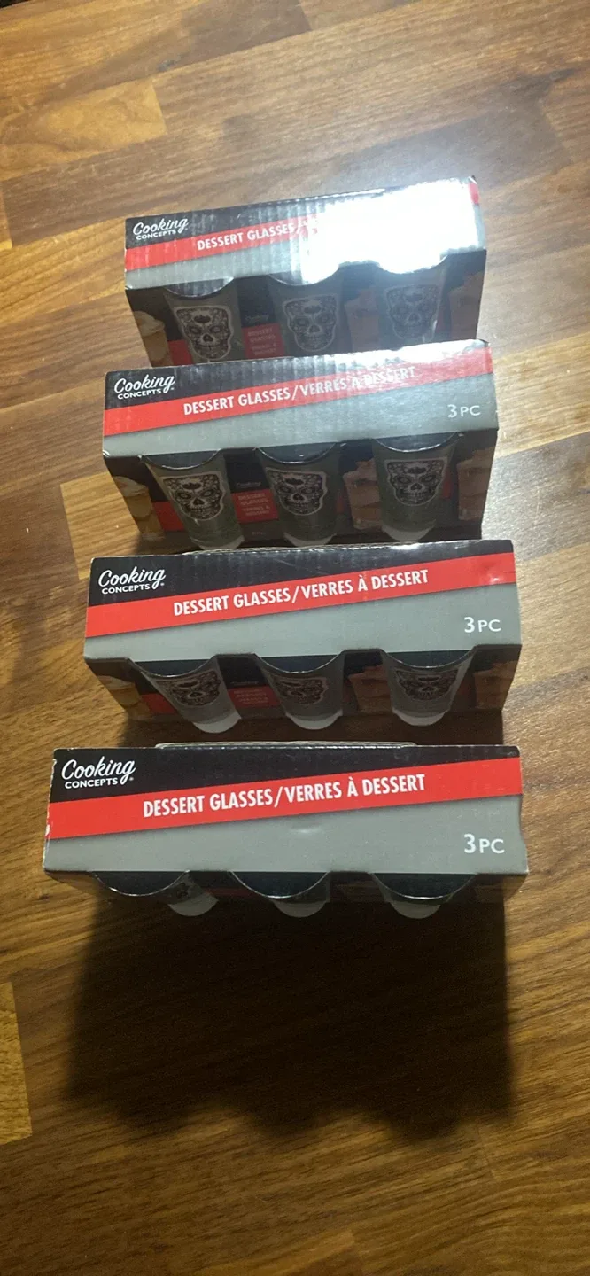 4 sets of 3 sugar skull shot glasses image indicator(2)