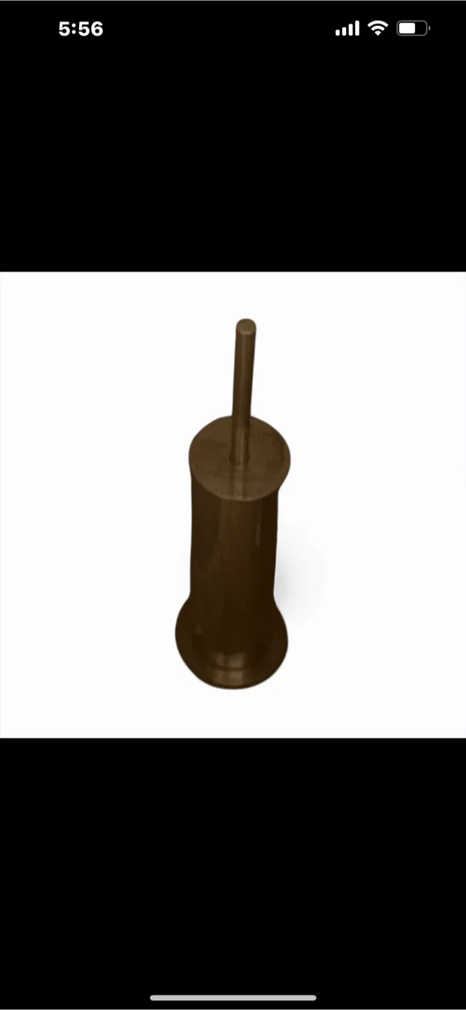 Brown Toilet Brush Holder and bowl cleaner