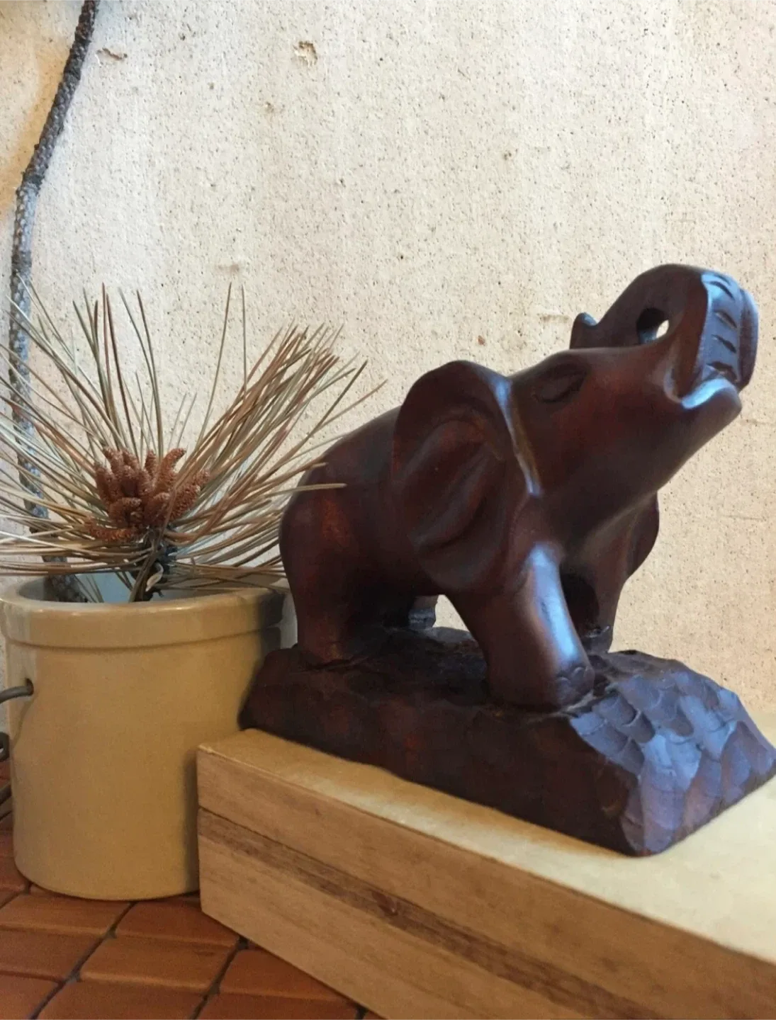 #🎁idea•Wooden Elephant Carving