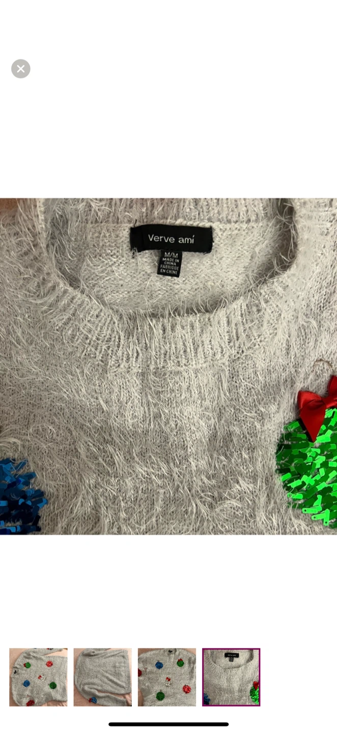 Verve ami Christmas Sweater - Size M/M - photo 4