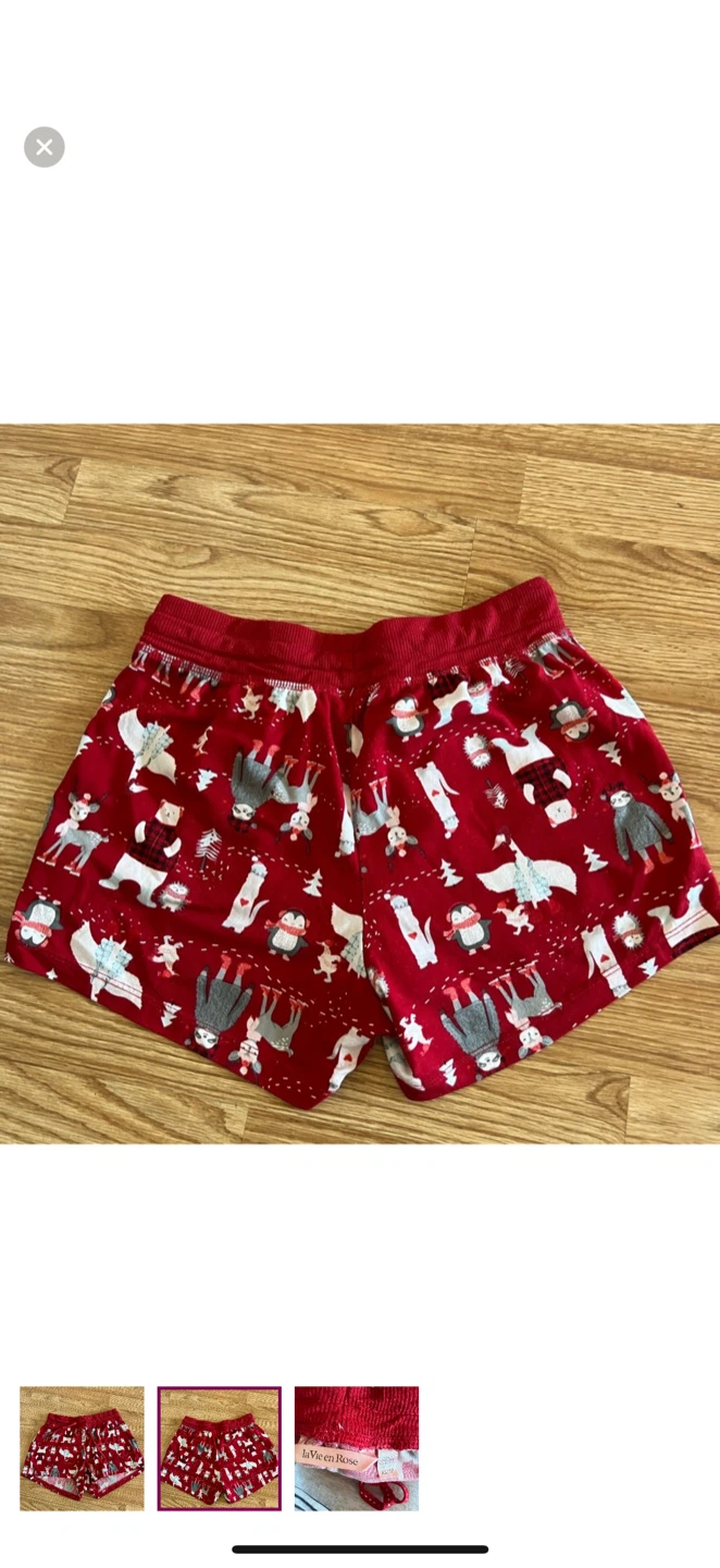 La Vie en Rose XS Holiday Print Shorts - photo 2