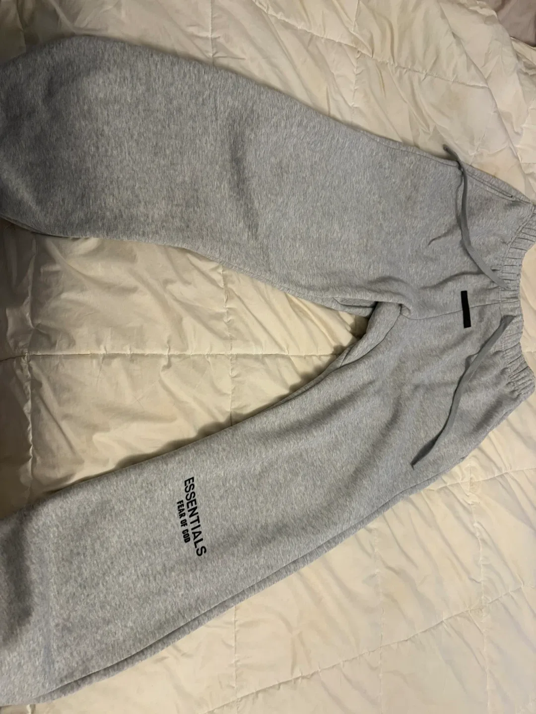 Essentials Fear of God Grey Pants - Size L
