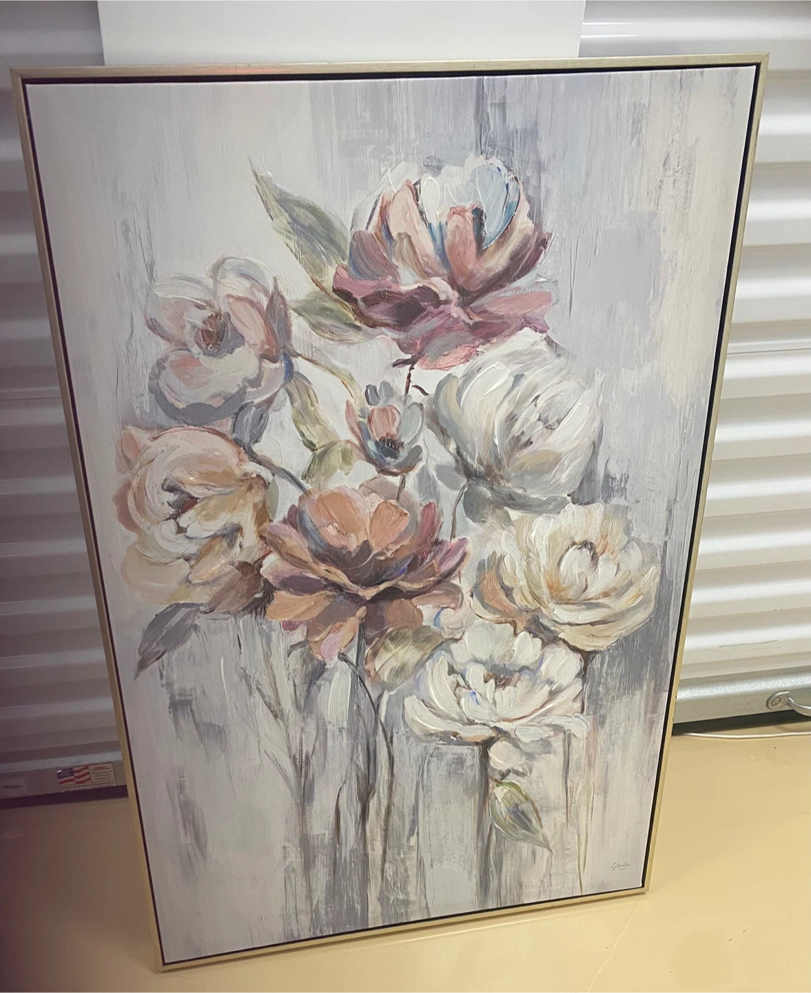 Floral Wall Art - 37” x 24”