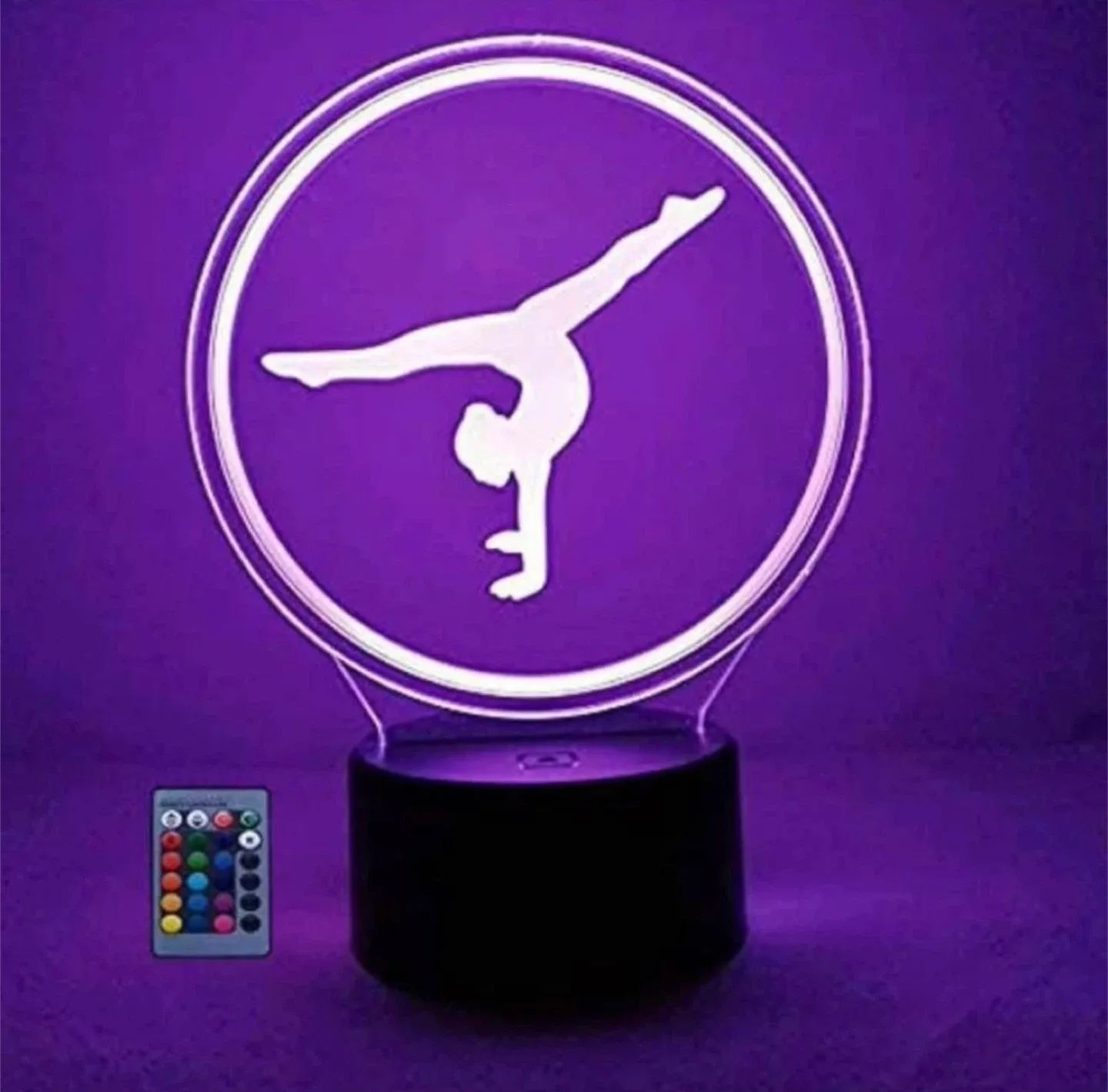 Brand new 3D illusion gymnastics lamp