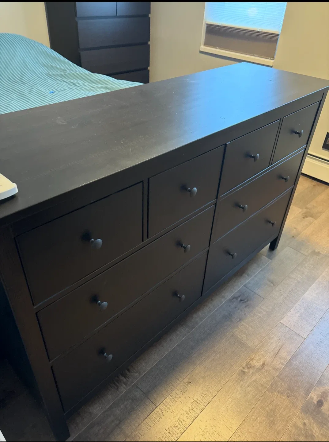 IKEA Hemnes Black-Brown Dresser Set