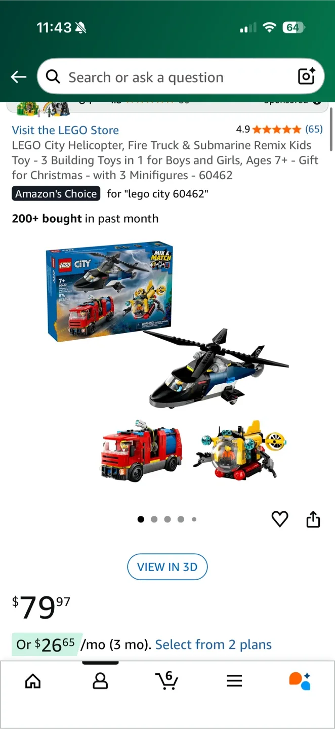 Brand New LEGO City 60462 3 in 1 Remix image indicator(7)