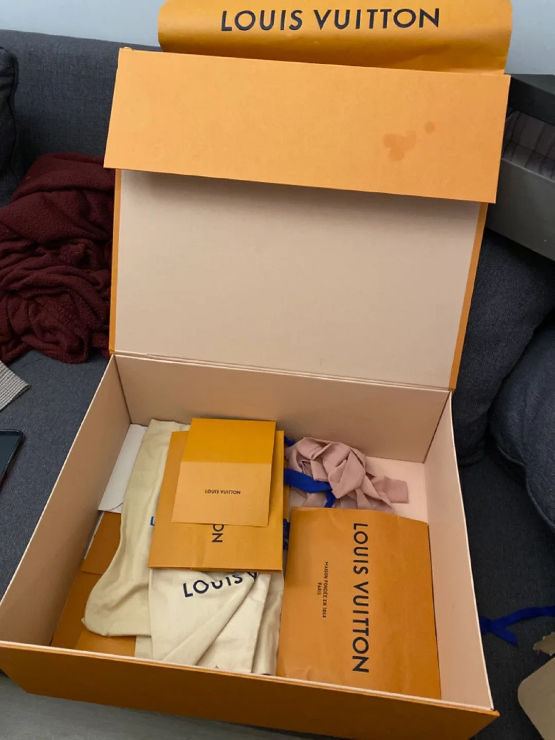 Louis Vuitton Box with Dust Bags #Cleanout image indicator(3)