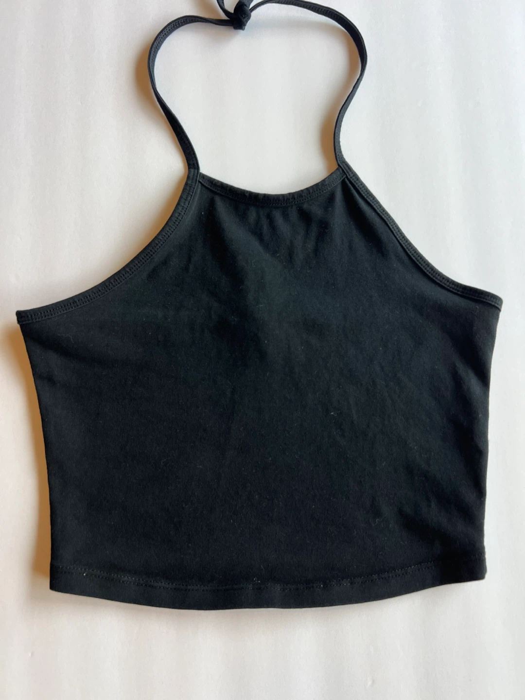Black Halter Top #Cleanout