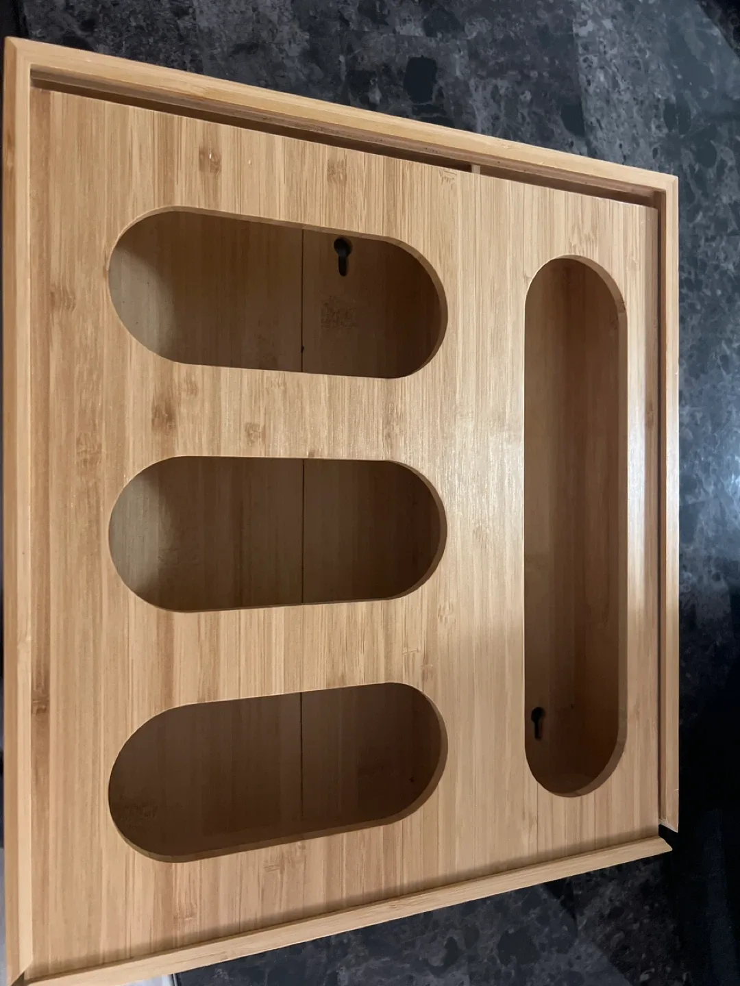 Bamboo Wooden Wall Organizer