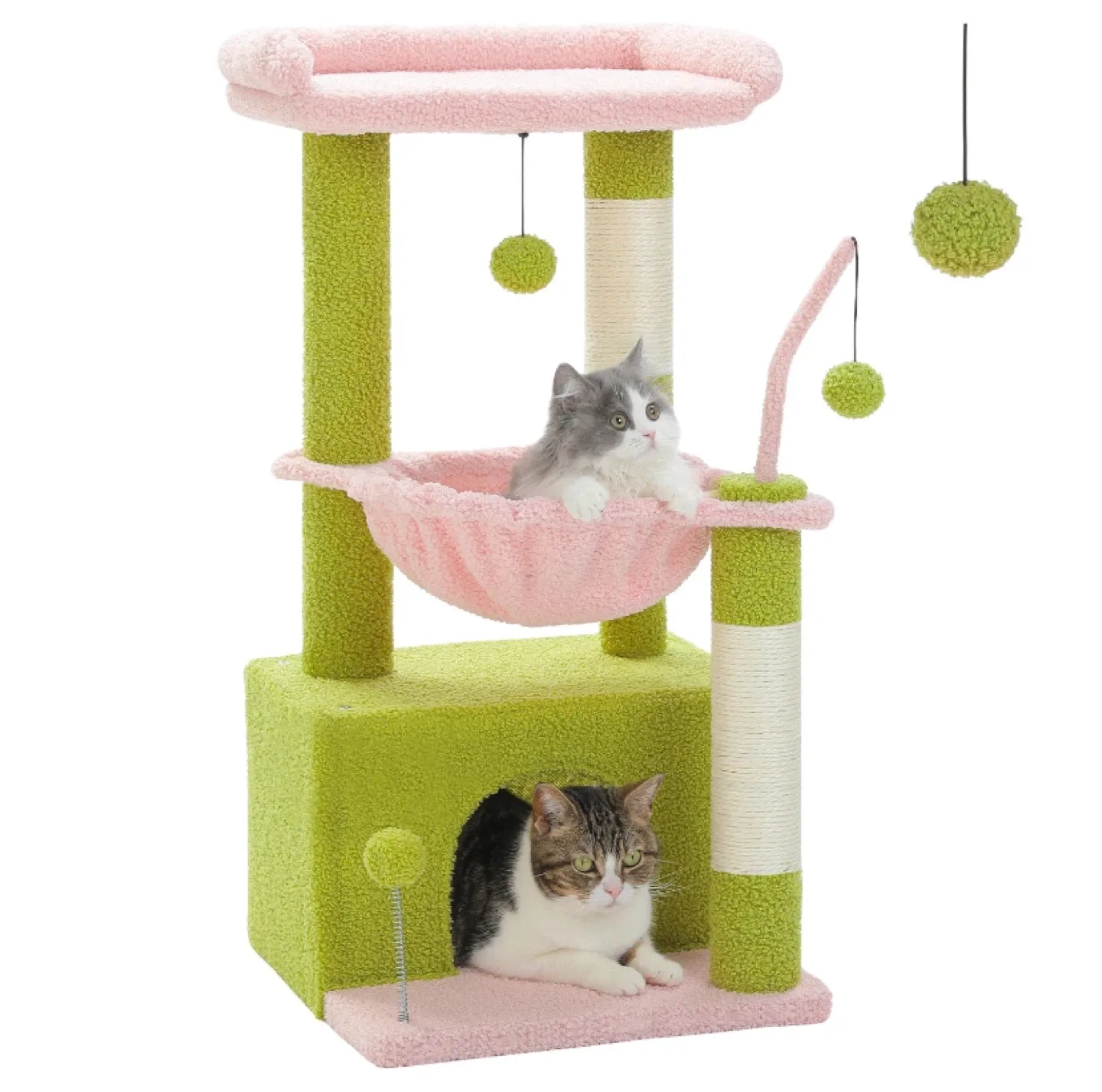 AMT0211PK Pink Cat Tree