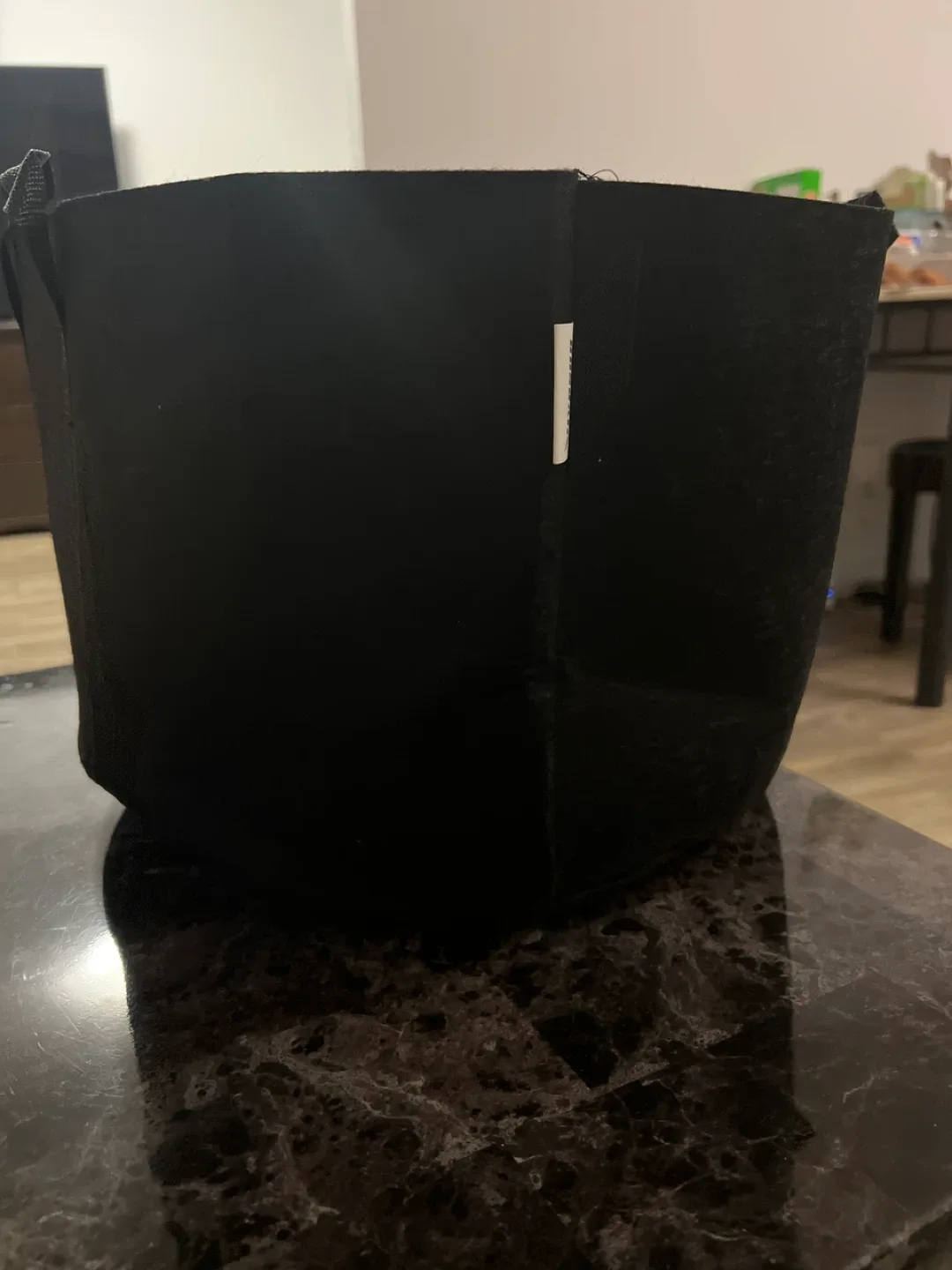 Black Fabric Plant Pot