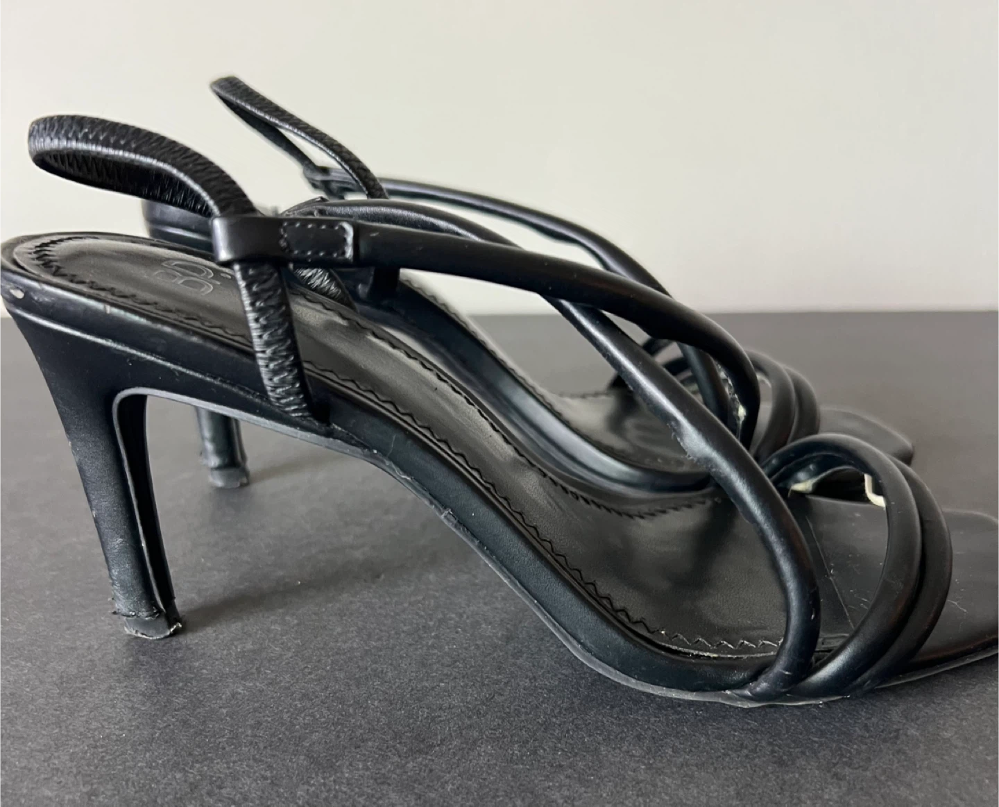 BP. Black Heeled Sandals, Size 8 #Cleanout - photo 2