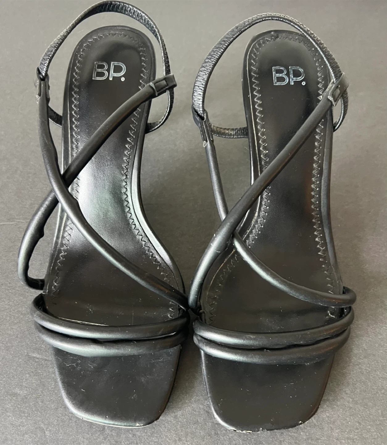 BP. Black Heeled Sandals, Size 8 #Cleanout - photo 3