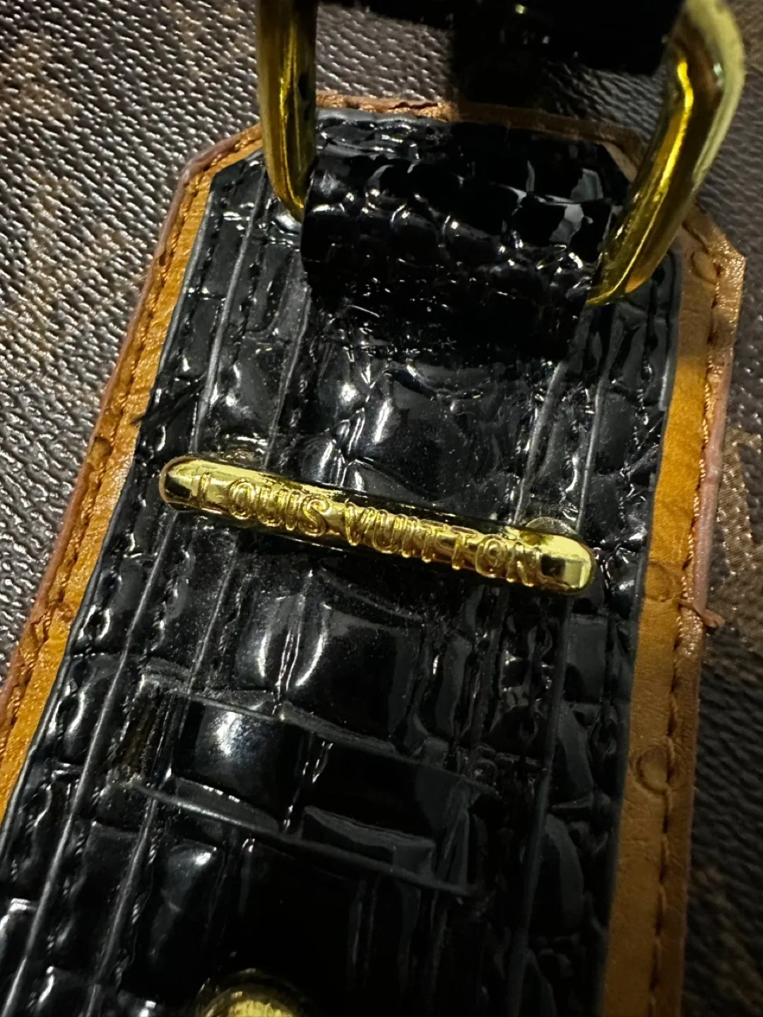 Louis Vuitton Monogram Canvas Leather Trim Handbag image indicator(5)