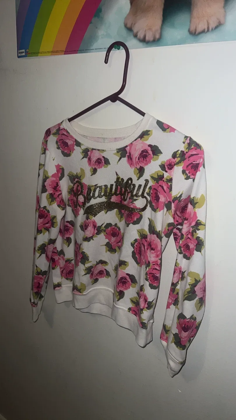 Floral Print Sweatshirt