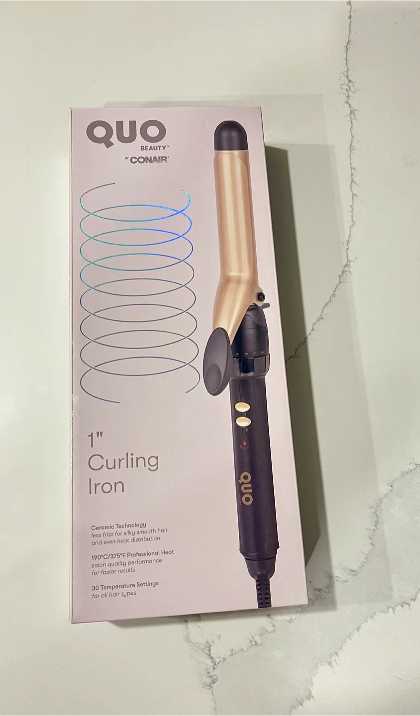 QUO Beauty 1" Curling Iron - New in Box!