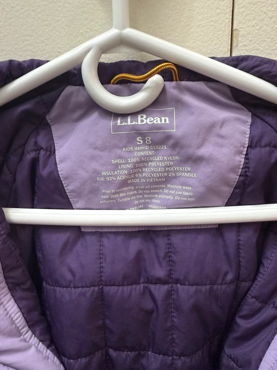 LL Bean Size 8 Small Kids Jacket image indicator(3)