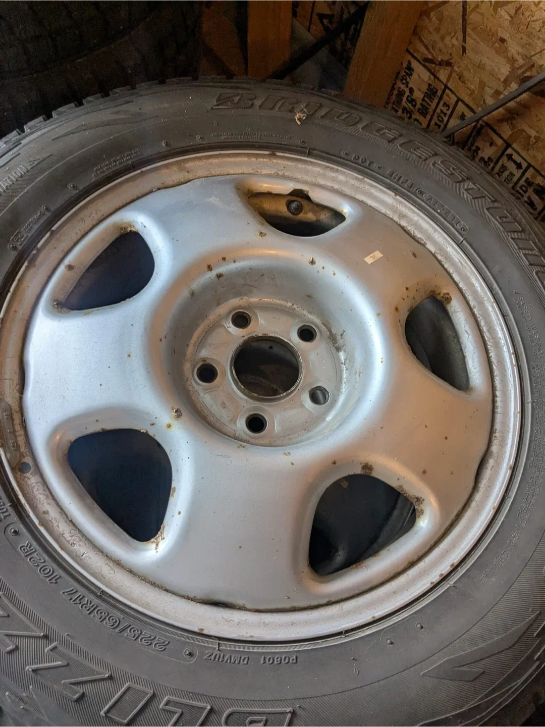 225 65 r17 tires with rims call 780 884 7800