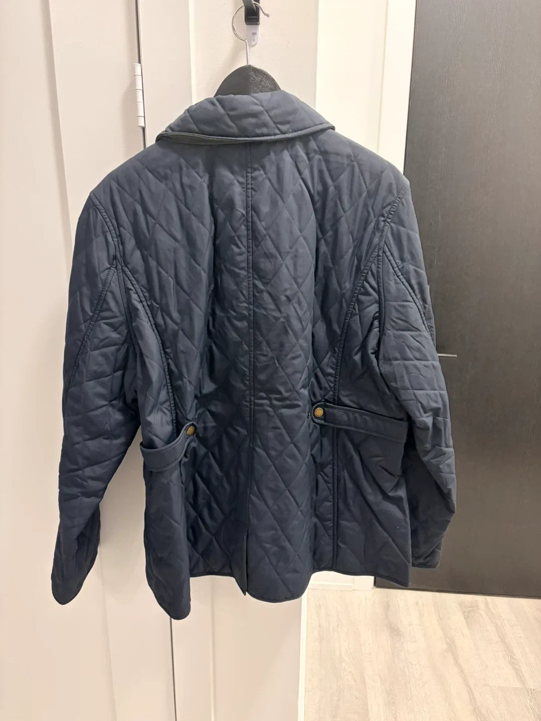 LL Bean Quilted Riding Jacket - Navy image indicator(3)