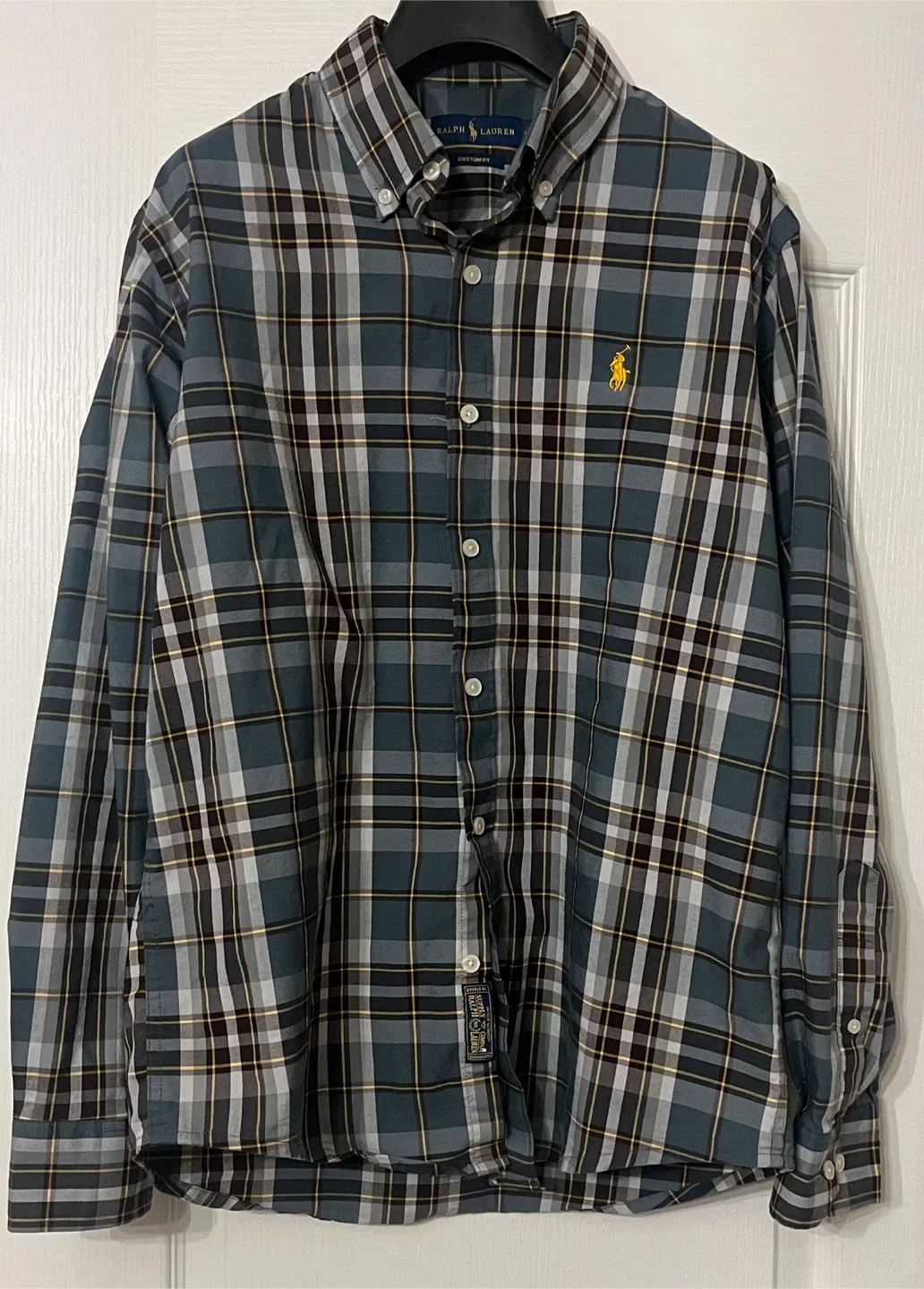 Ralph Lauren Double RL Shirt XL Custom Fit for L