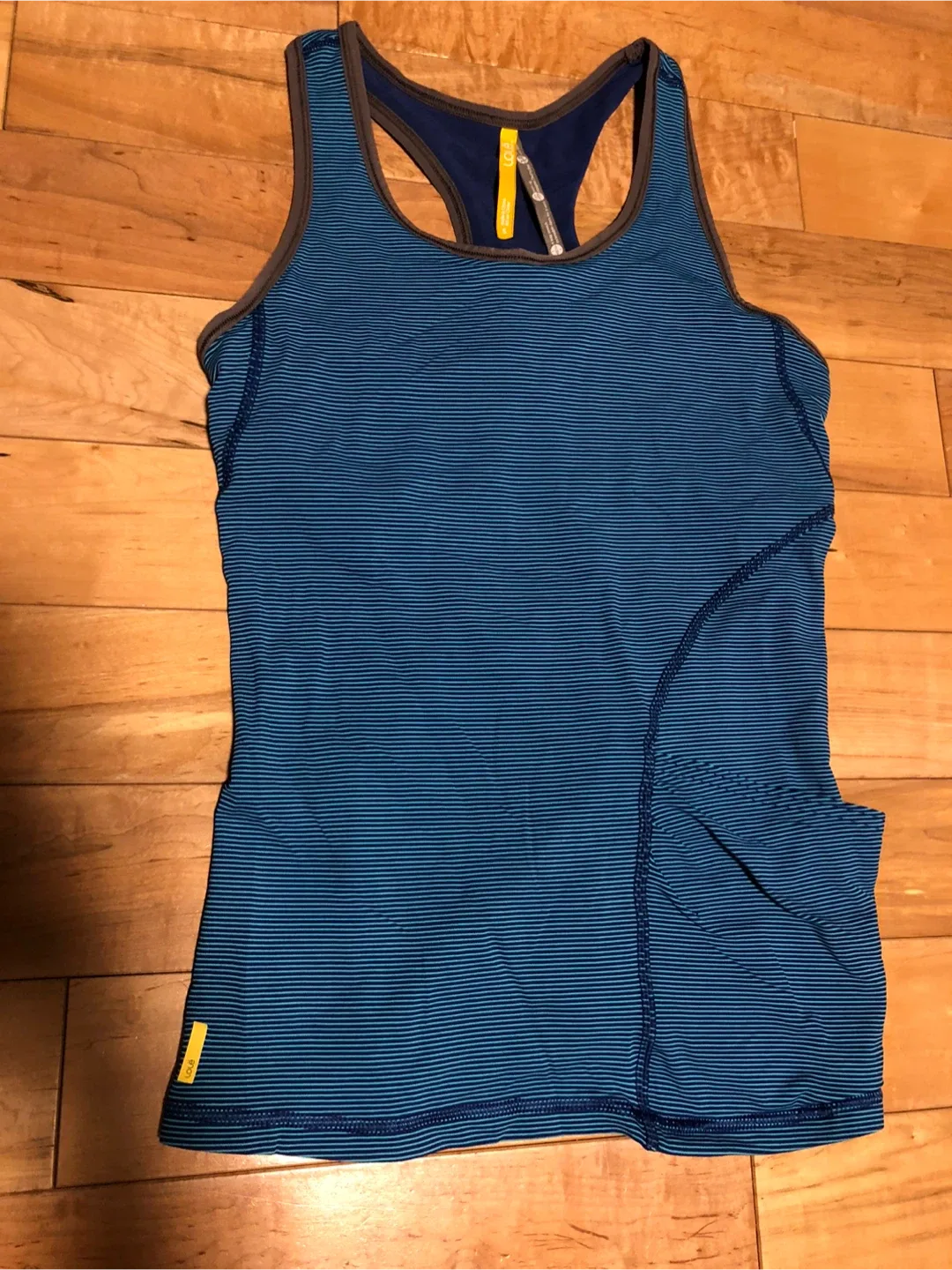 Lolë Blue Striped Tank Top - Size S