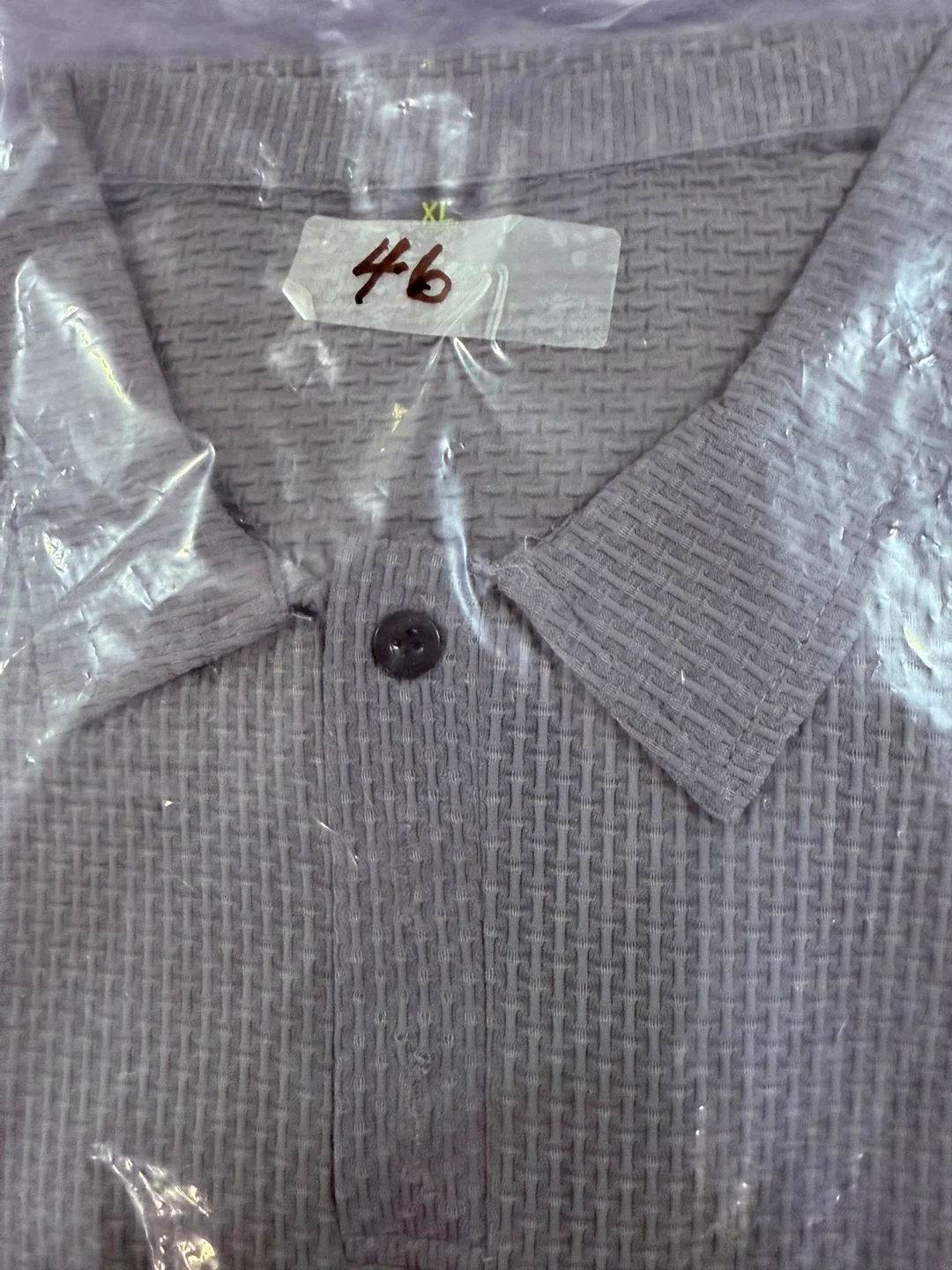 Gray Polo Shirt  #CLEANOUT