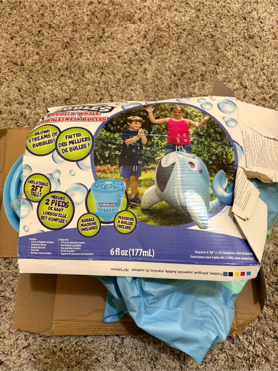 Goblin Whale Bubble Machine