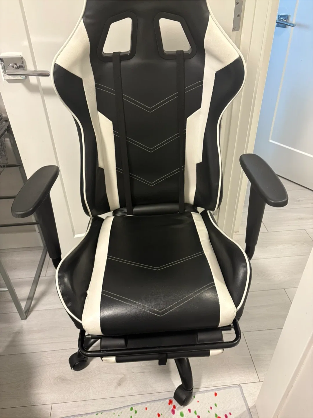 Black and White Gaming Chair