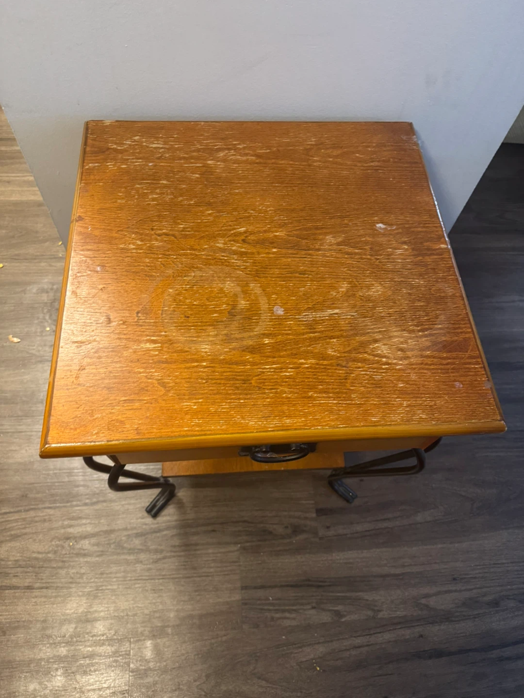 Vintage Wooden Side Table - photo 2