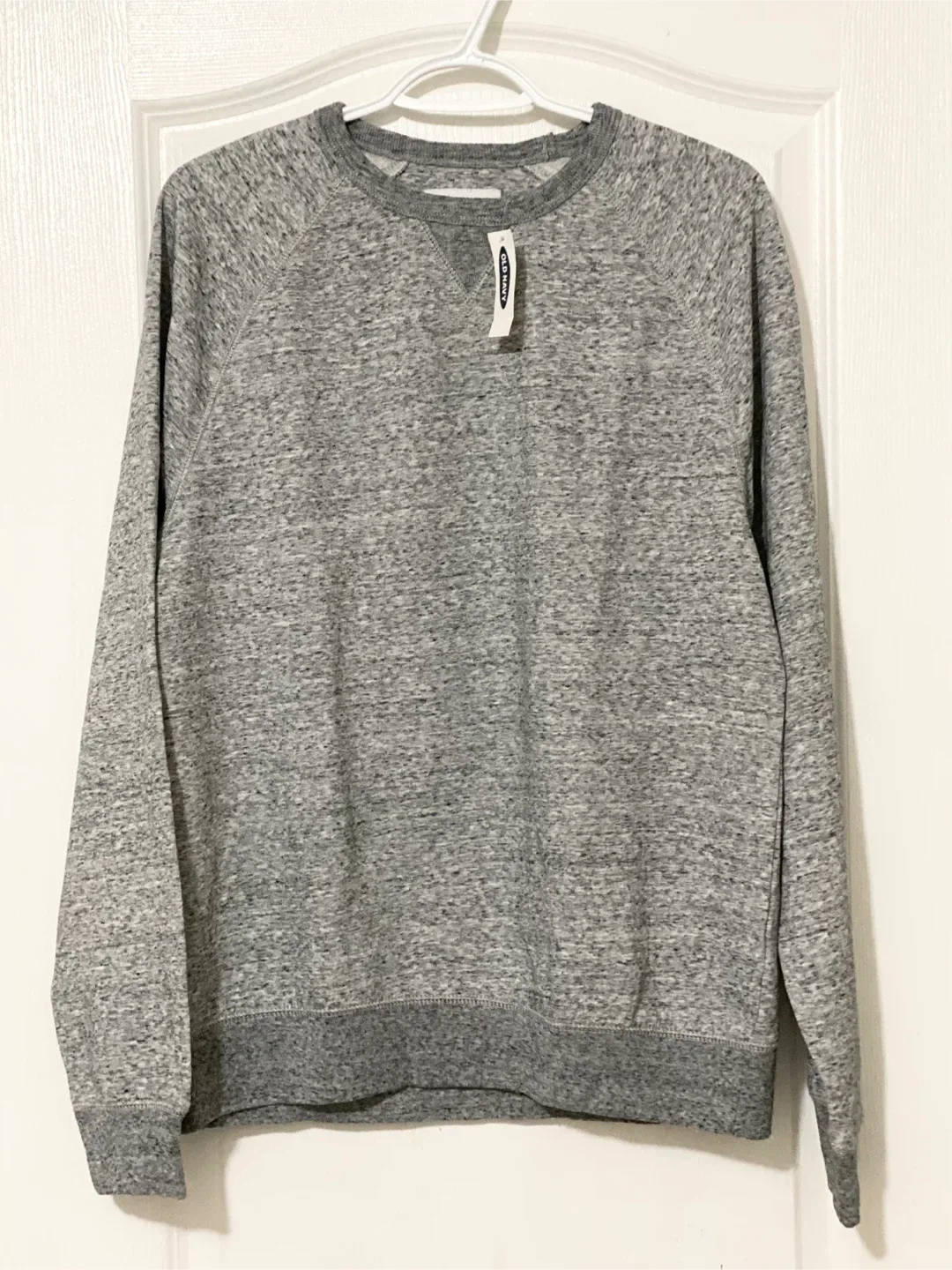 Old Navy Grey Crew Neck Sweatshirt - Size M