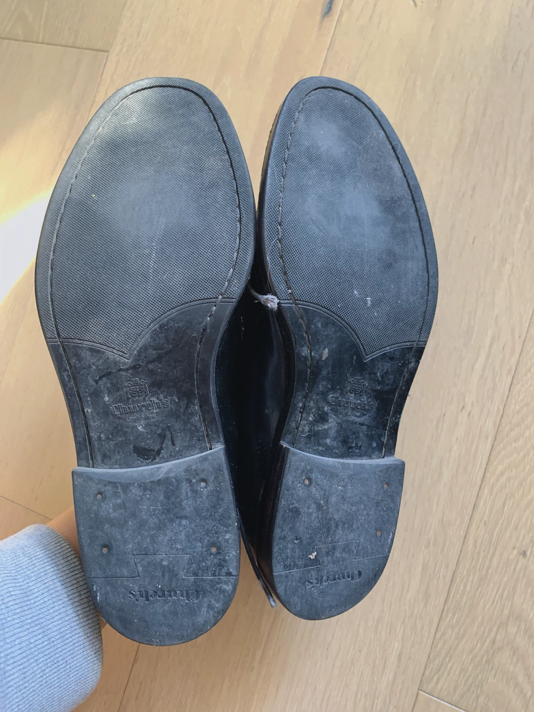 Church's Women’s Black Derby Shoes Size 37 - photo 5