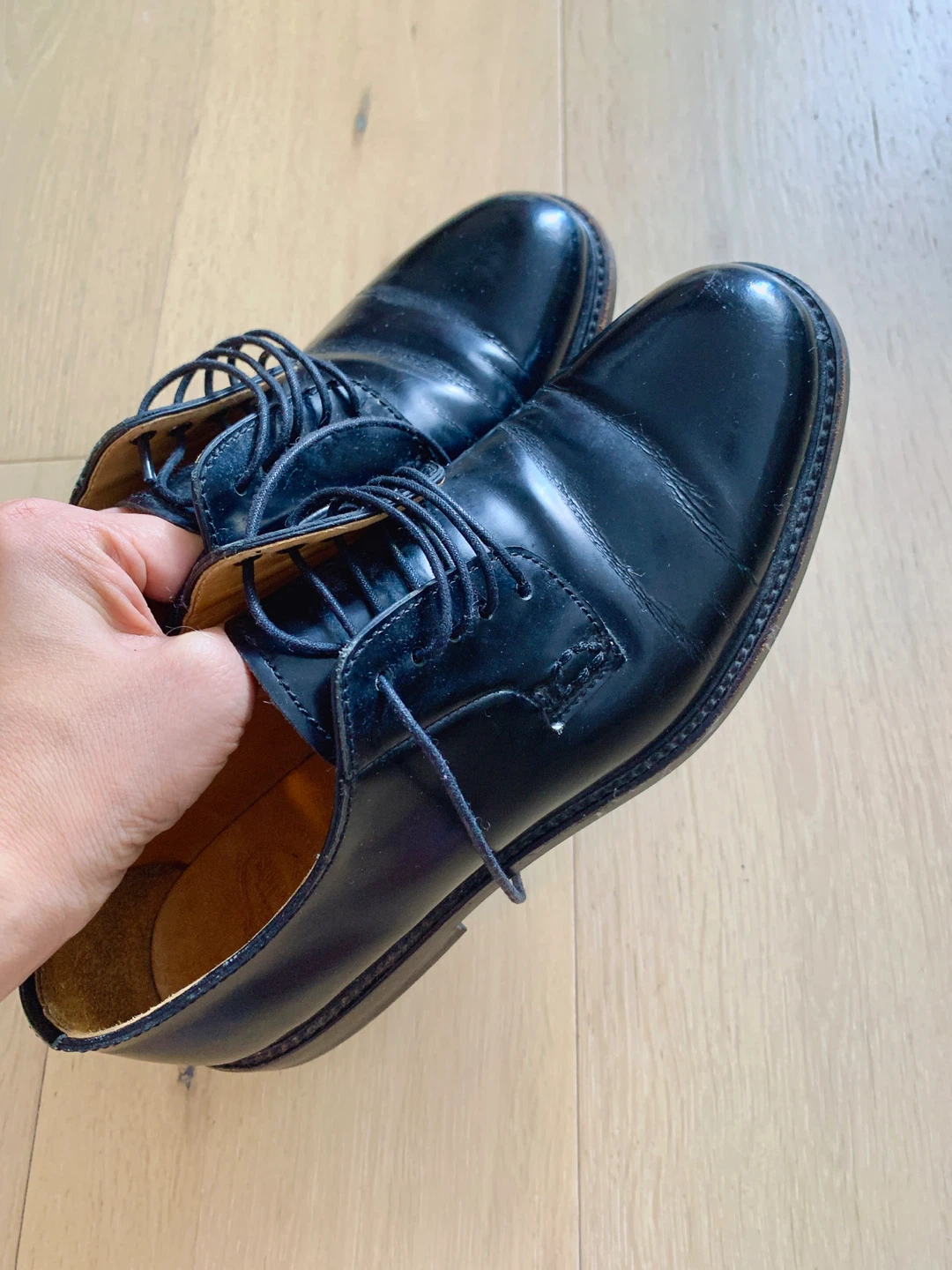 Church's Women’s Black Derby Shoes Size 37 - photo 2