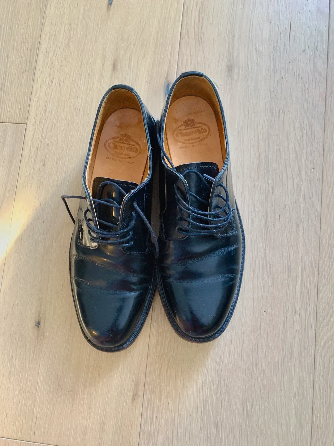 Church's Women’s Black Derby Shoes Size 37 image indicator(3)