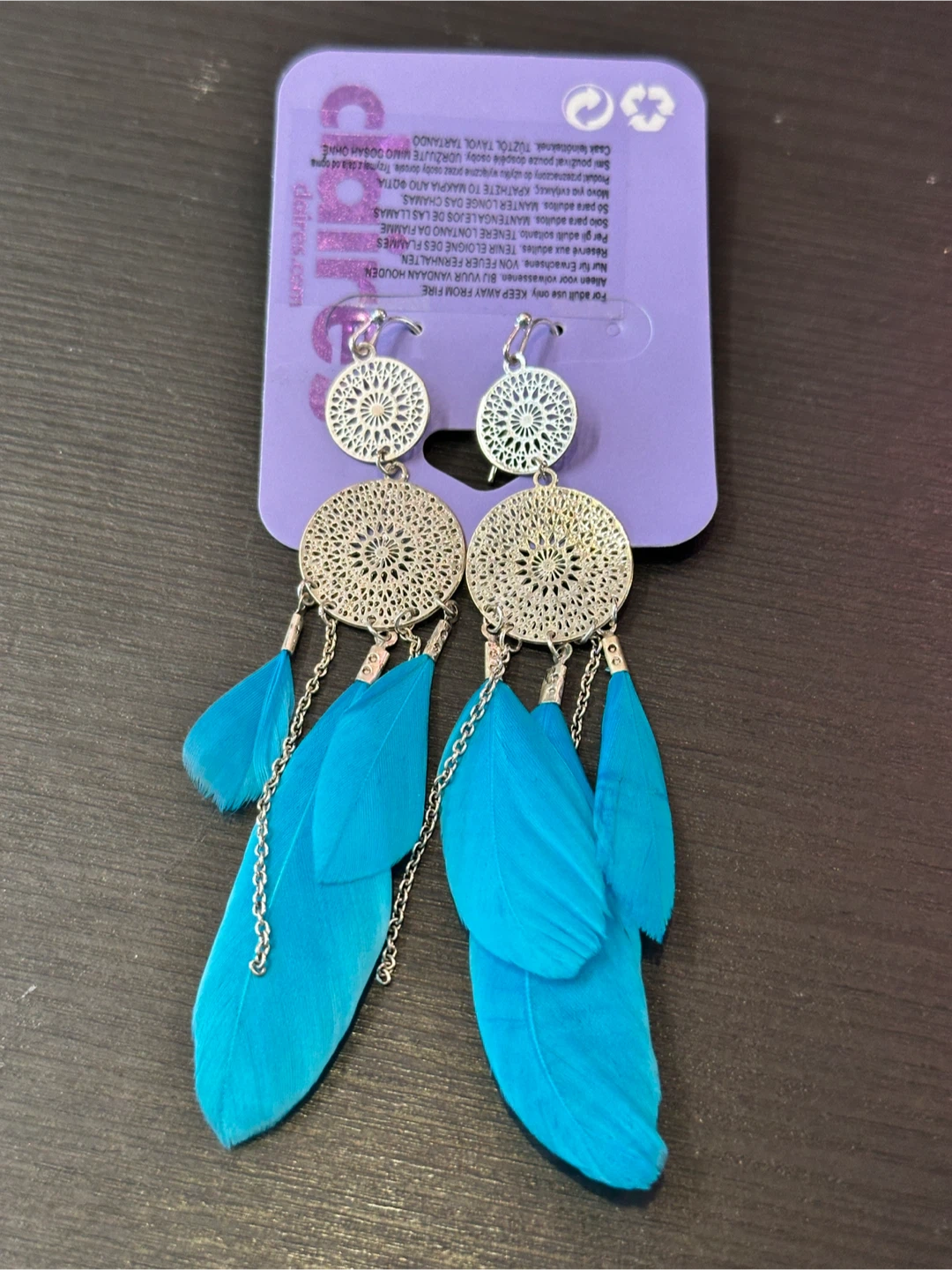 🆕 Feather Earrings - photo 2