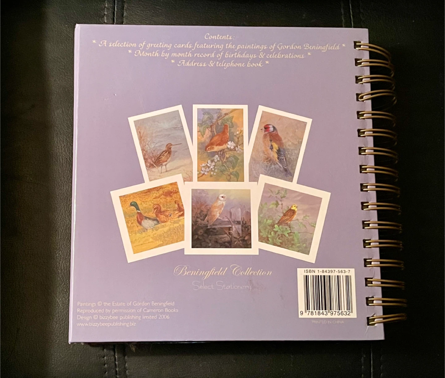 NEW Beningfield Collection Greeting Card Book - photo 2