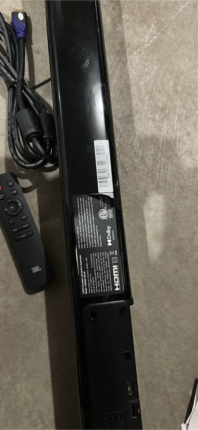 JBL Cinema SB120 Soundbar with Subwoofer - Black image indicator(2)