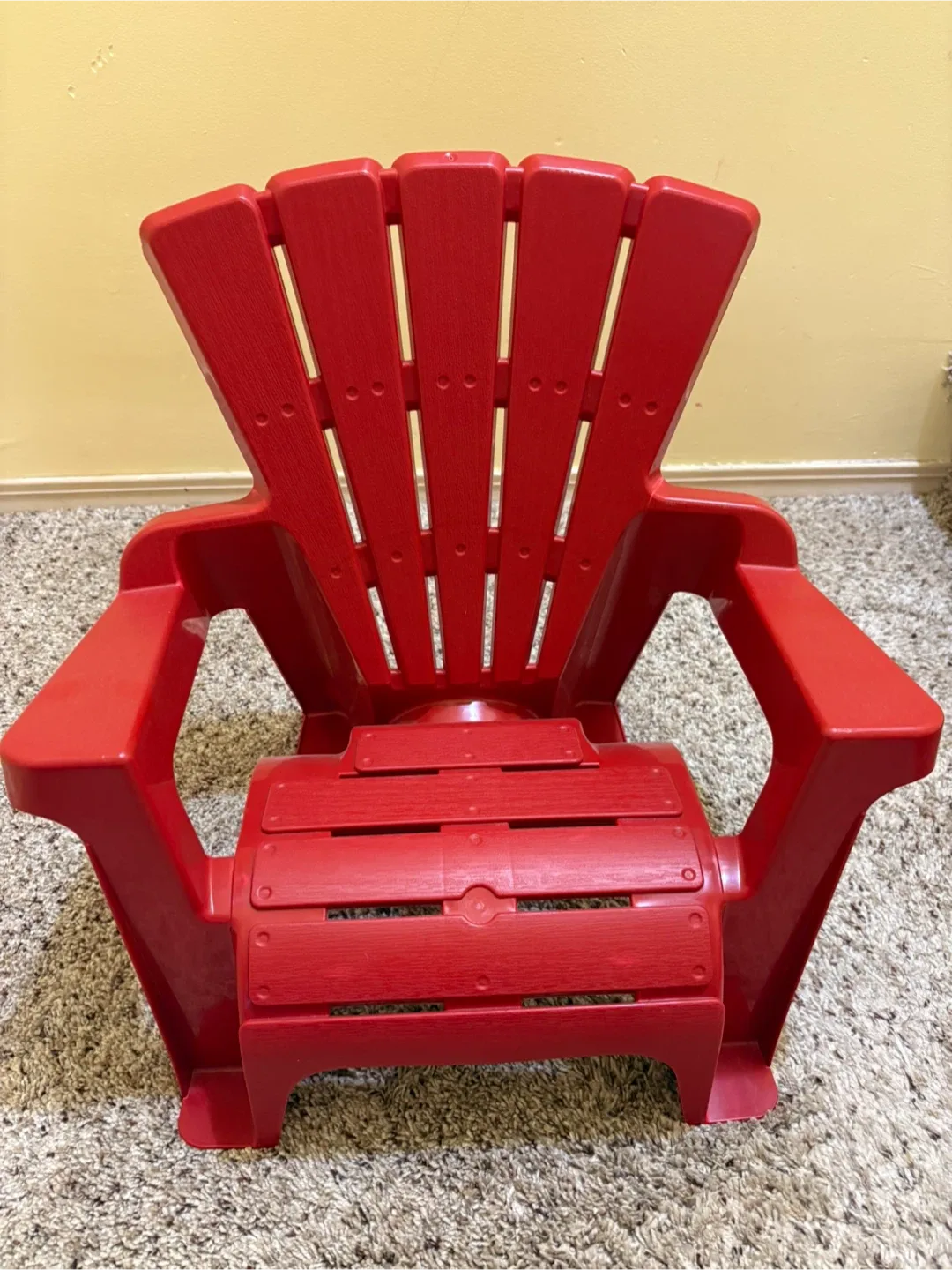 Red Children's Adirondack Chair image indicator(2)