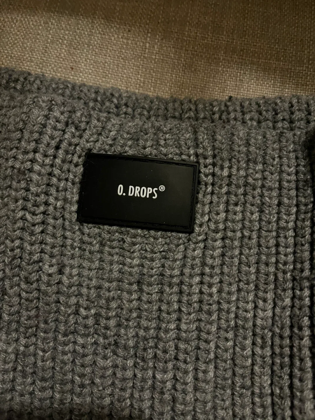 Bershka Grey Knit Neck Warmer - M image indicator(2)