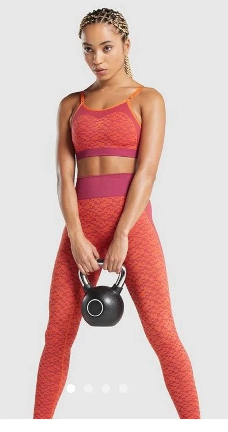Gymshark WTFlex Leggings and Bra Set