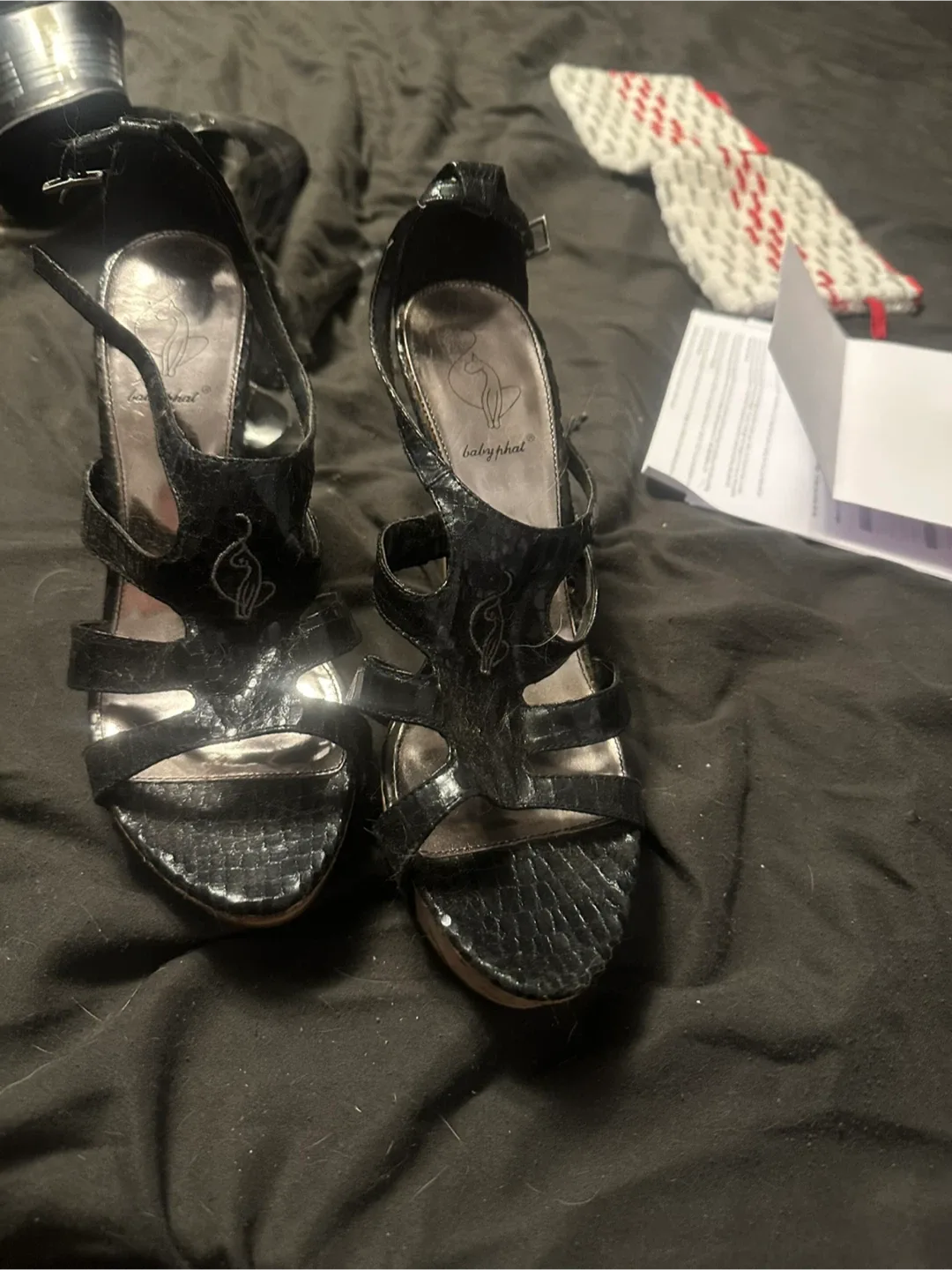 Baby phat Ladies' Black Heels image indicator(2)