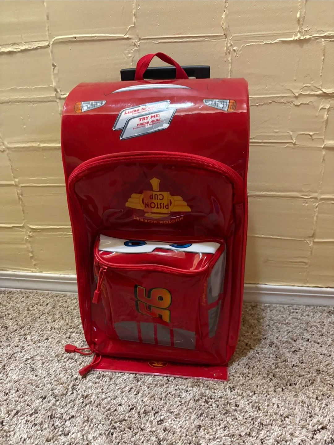 Disney Pixar Cars Rolling Luggage