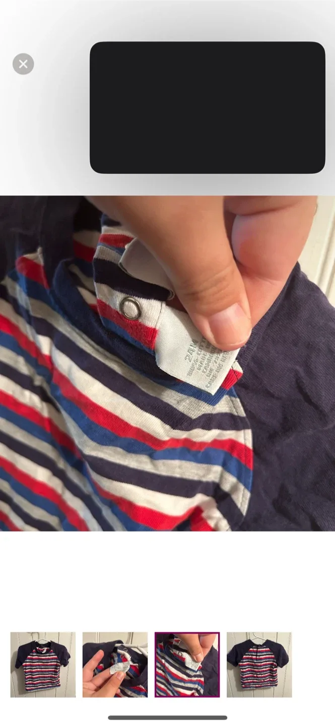 Sonoma Lifestyle 24M Striped T-Shirt image indicator(3)