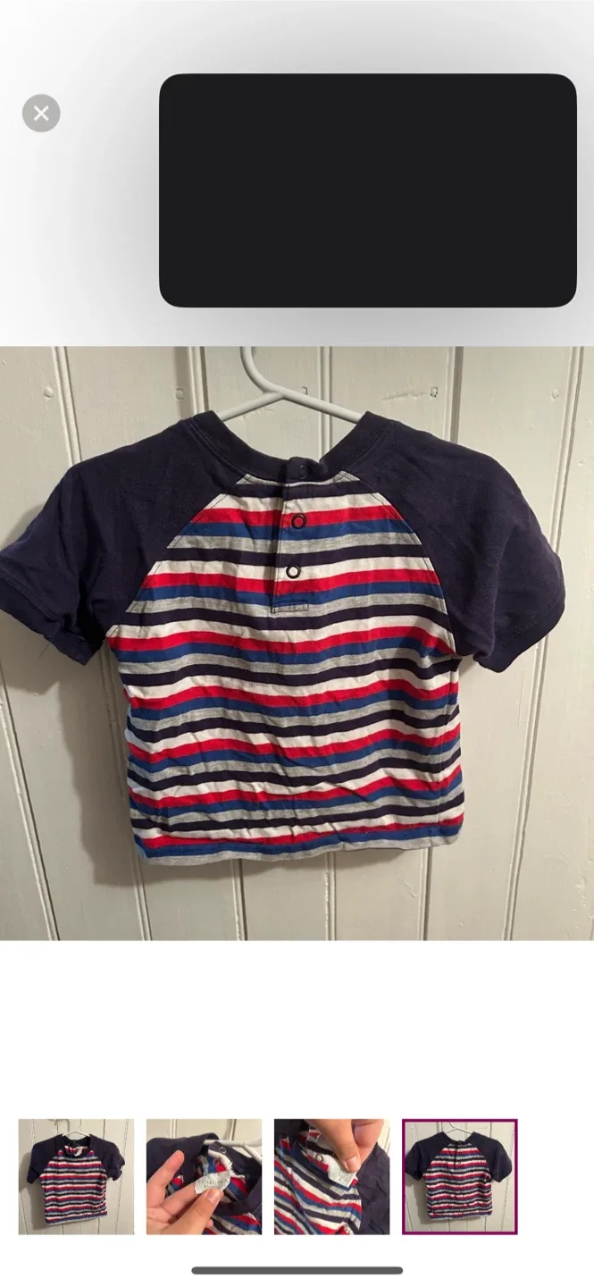 Sonoma Lifestyle 24M Striped T-Shirt image indicator(4)