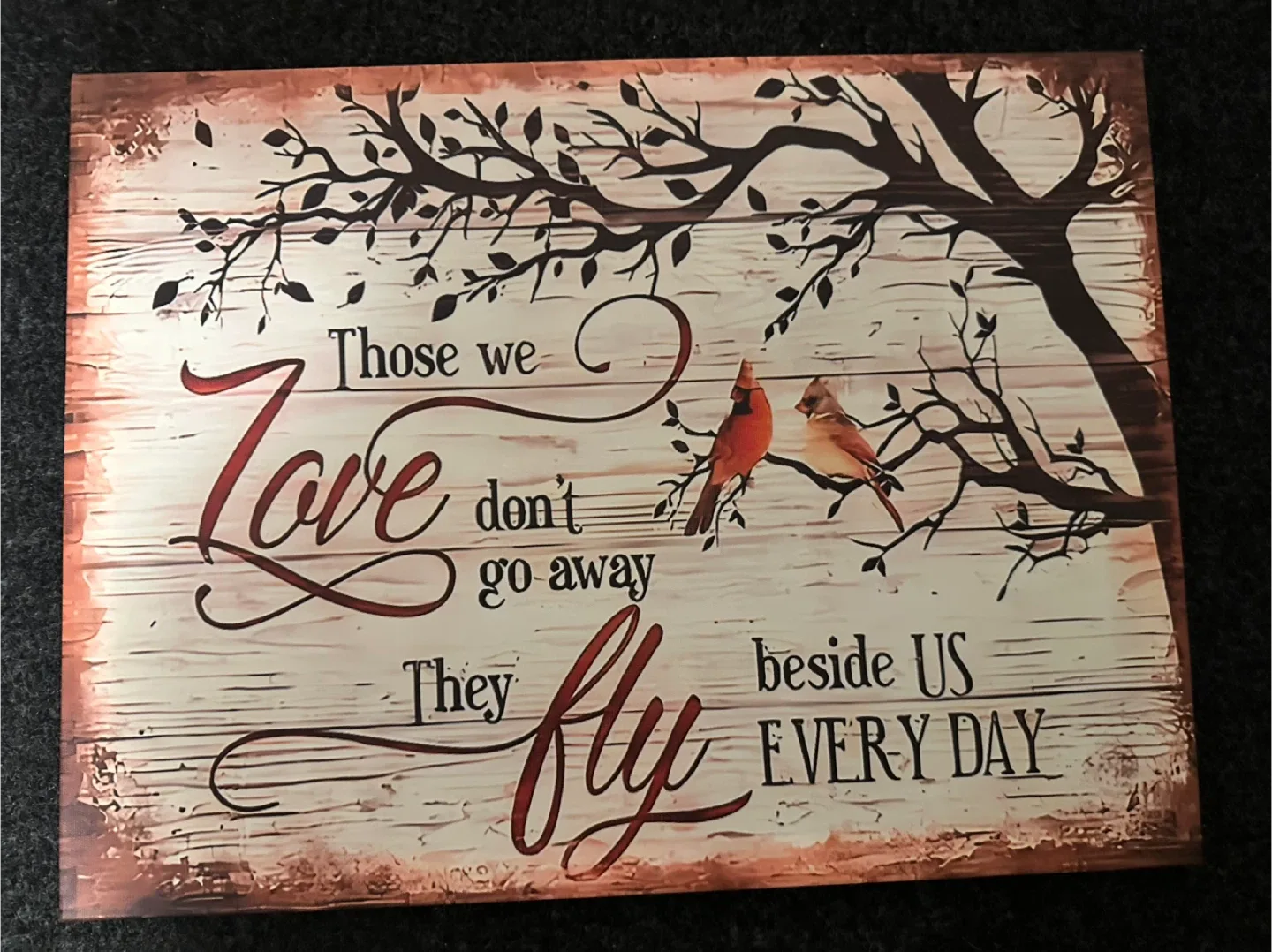 Cardinal Wall Art - "Those We Love"